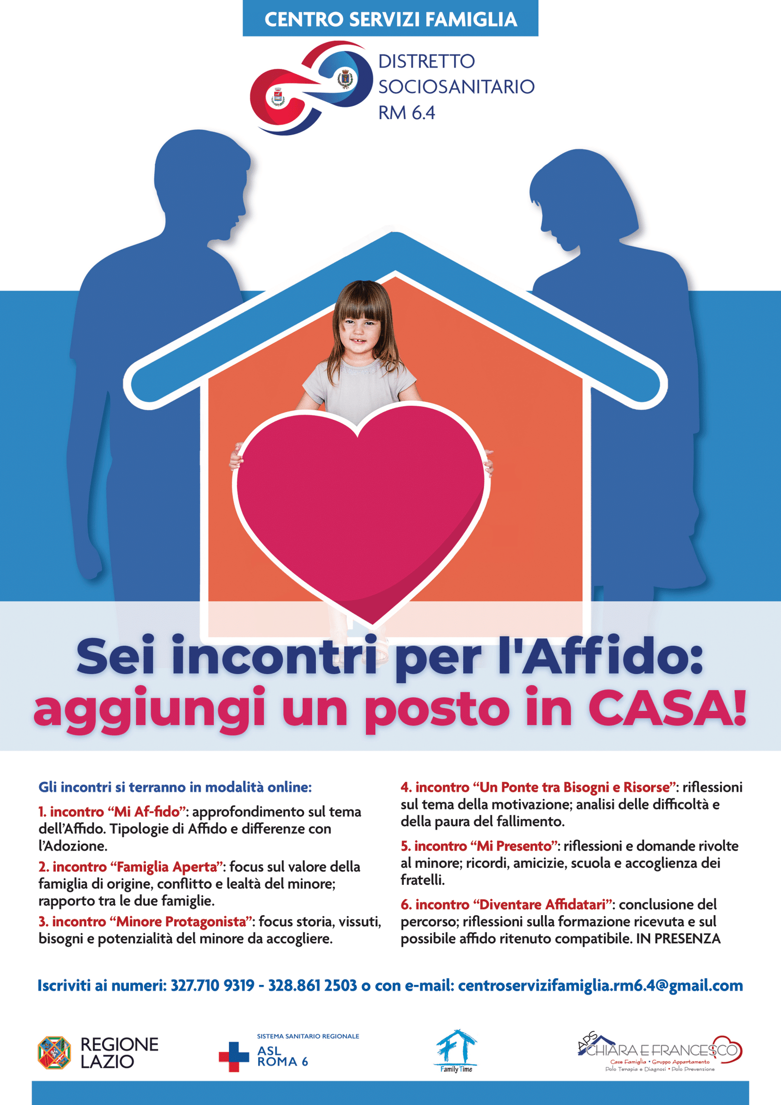 Gli Incontri del Centro Servizi Famiglia: Un Percorso di Approfondimento sull'Affido